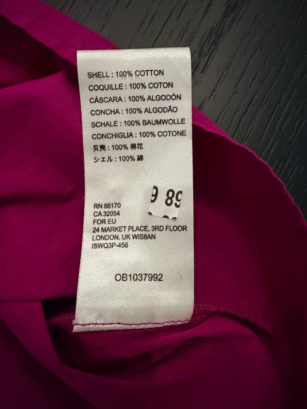 NWT Anthropologie Maeve Fuchsia Puff Sleeve Blouse - Picture 9 of 10